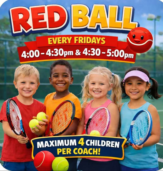 Red Ball Tennis (Ages 3–5)