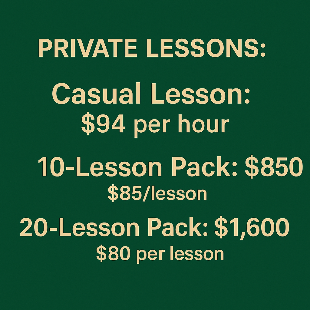 Private Lessons 1 VS 1